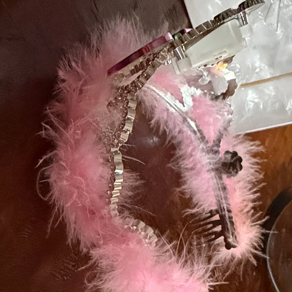 Glittery Pink 50 & Fabulous Cake Topper and Tiara Set
